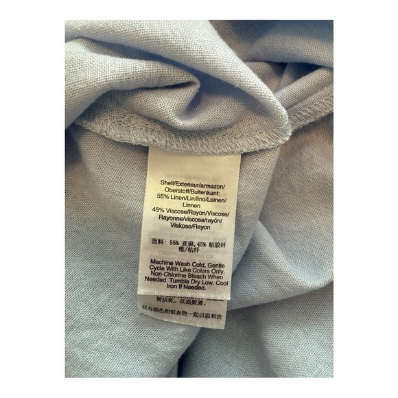 DKNY Women’s Pull On Draw String Casual Linen Blend Skirt - Size XL - Picture 8 of 12